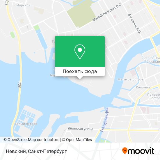 Карта Невский