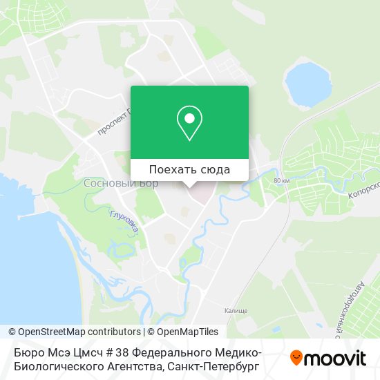 Карта Бюро Мсэ Цмсч # 38 Федерального Медико-Биологического Агентства