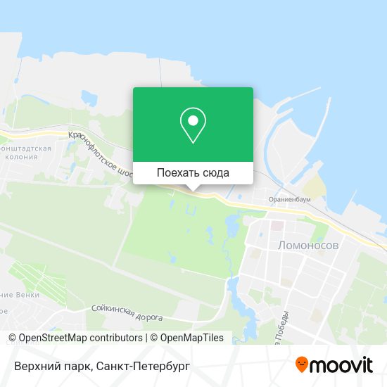 Карта Верхний парк
