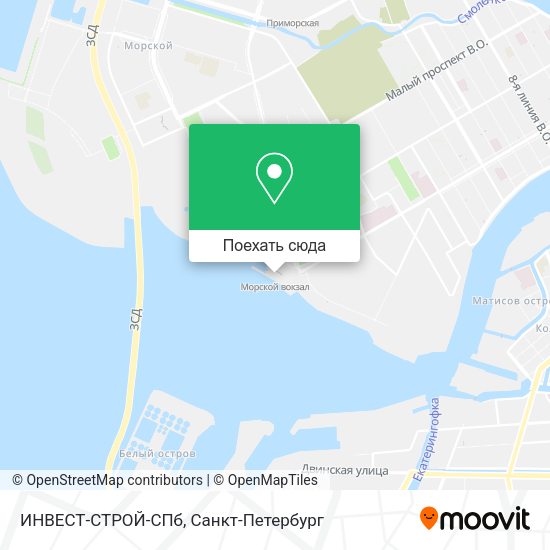 Карта ИНВЕСТ-СТРОЙ-СПб