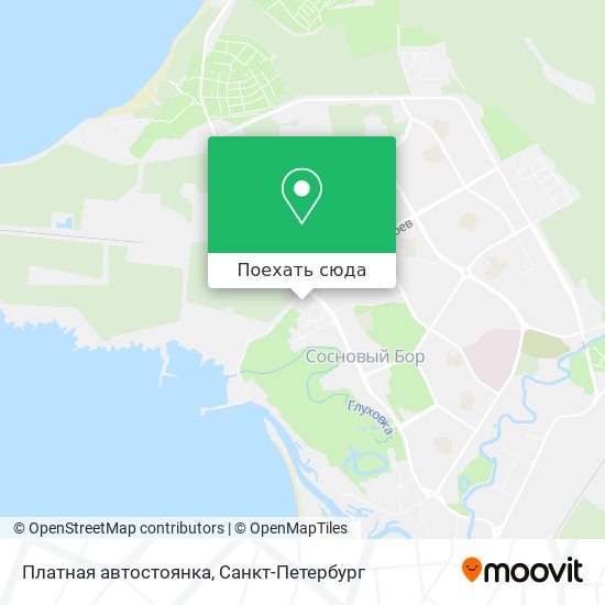 Карта Платная автостоянка