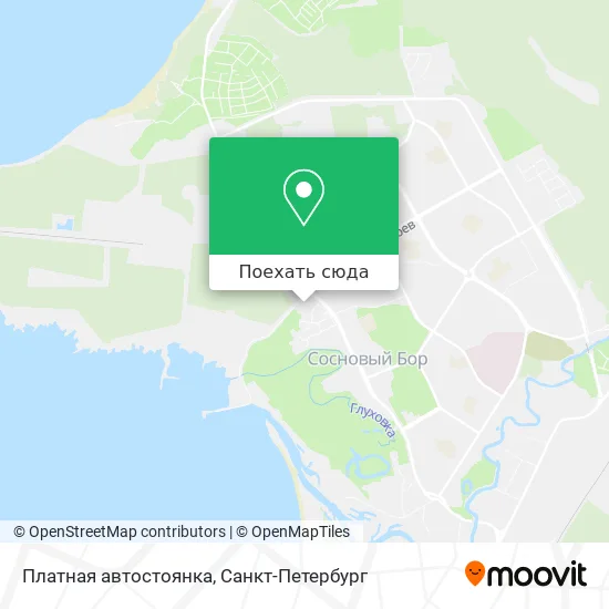 Карта Платная автостоянка