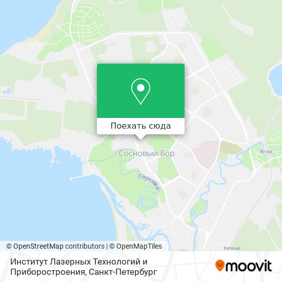 Карта Институт Лазерных Технологий и Приборостроения