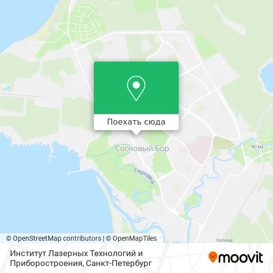 Карта Институт Лазерных Технологий и Приборостроения