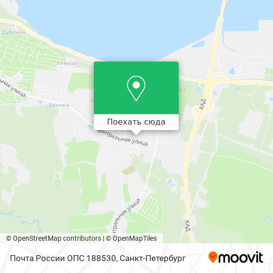 Карта Почта России ОПС 188530