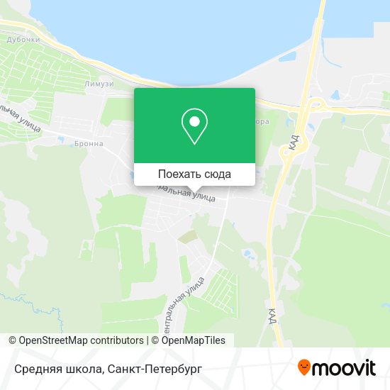 Карта Средняя школа