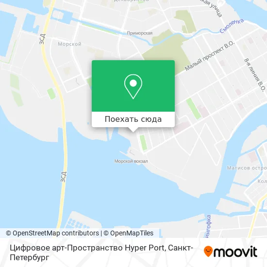 Карта Цифровое арт-Пространство Hyper Port