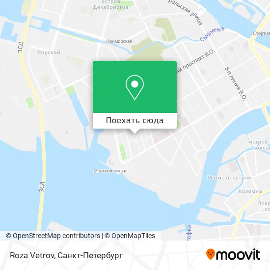 Карта Roza Vetrov