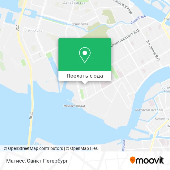 Карта Матисс