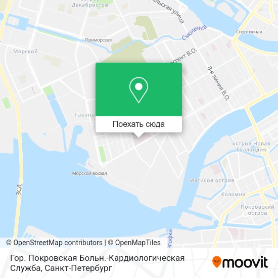 Карта Гор. Покровская Больн.-Кардиологическая Служба
