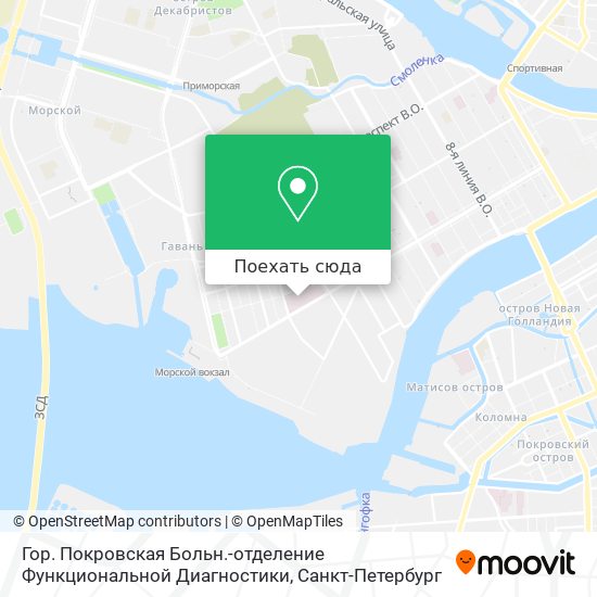 Карта Гор. Покровская Больн.-отделение Функциональной Диагностики
