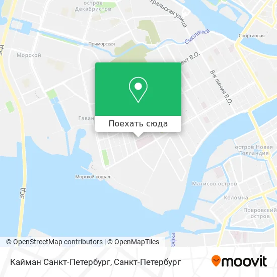 Карта Кайман Санкт-Петербург