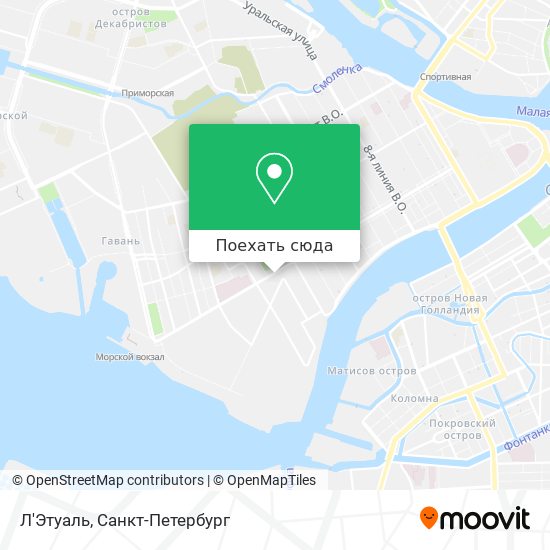 Карта Л'Этуаль
