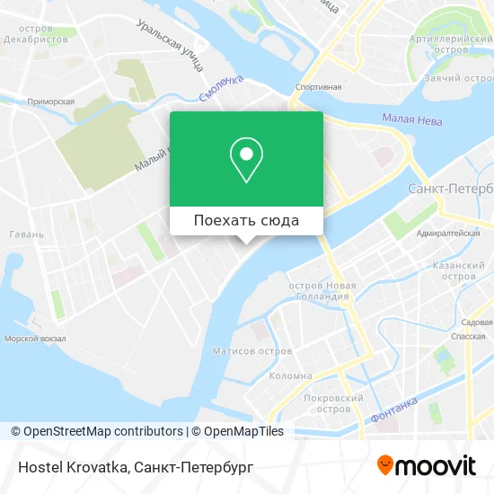 Карта Hostel Krovatka