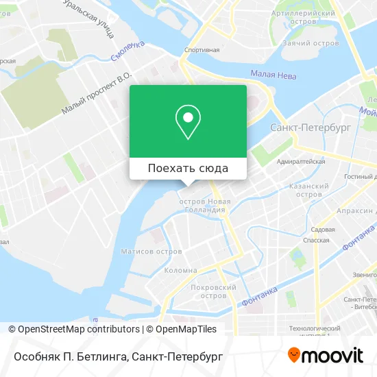 Карта Особняк П. Бетлинга