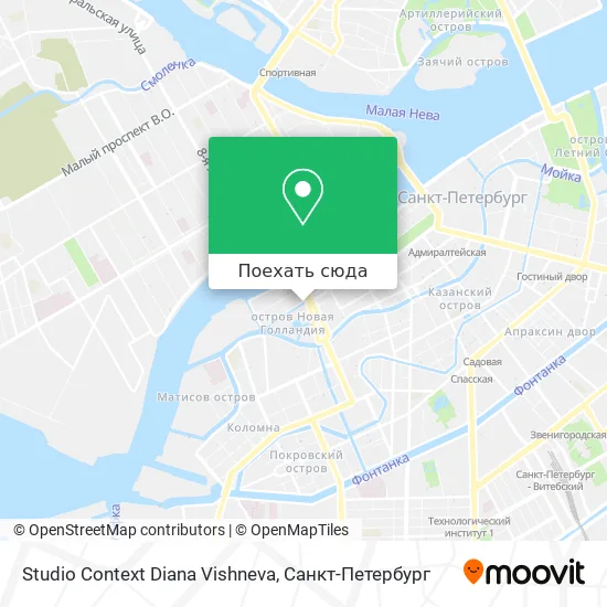 Карта Studio Context Diana Vishneva