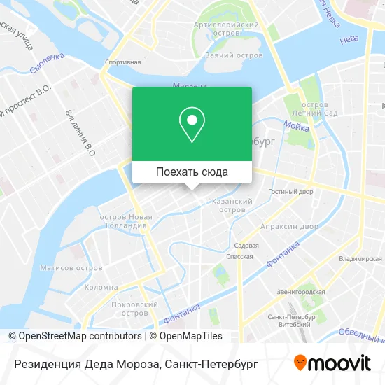 Карта Резиденция Деда Мороза