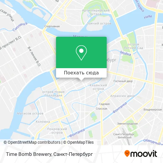 Карта Time Bomb Brewery