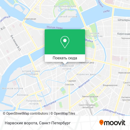 Карта Нарвские ворота