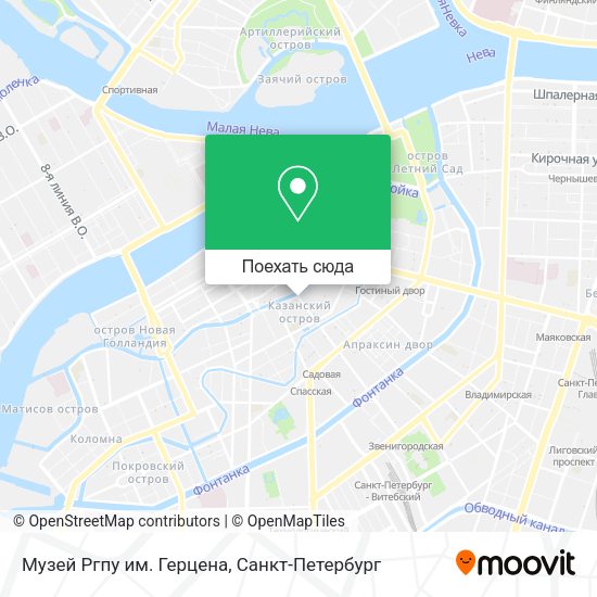 Карта Музей Ргпу им. Герцена