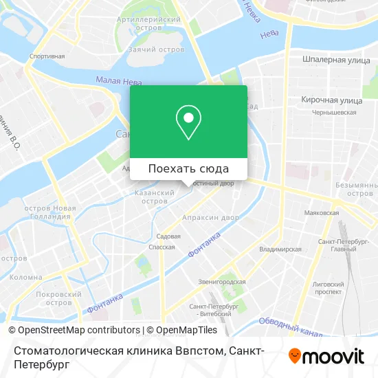 Карта Стоматологическая клиника Ввпстом