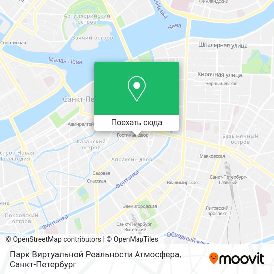 Карта Парк Виртуальной Реальности Атмосфера