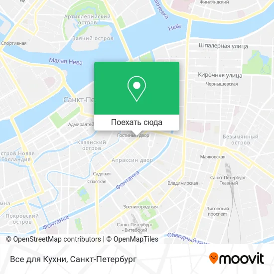 Карта Все для Кухни