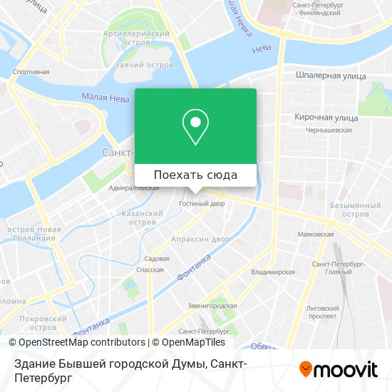 Карта Здание Бывшей городской Думы