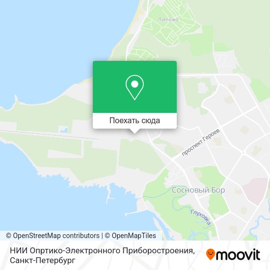 Карта НИИ Опртико-Электронного Приборостроения