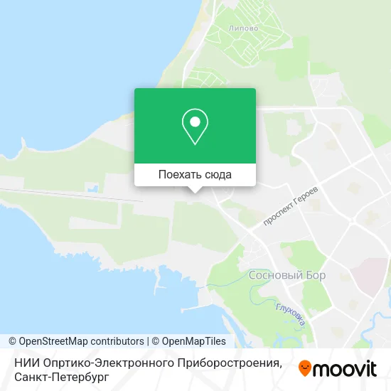 Карта НИИ Опртико-Электронного Приборостроения