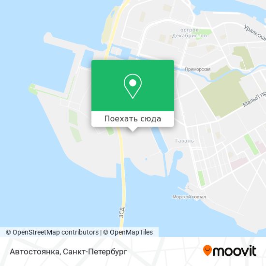 Карта Автостоянка