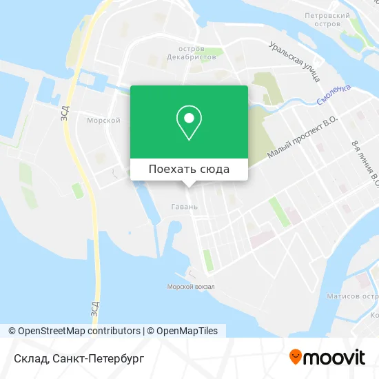 Карта Склад