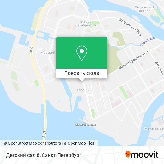 Карта Детский сад 8