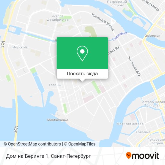 Карта Дом на Беринга 1