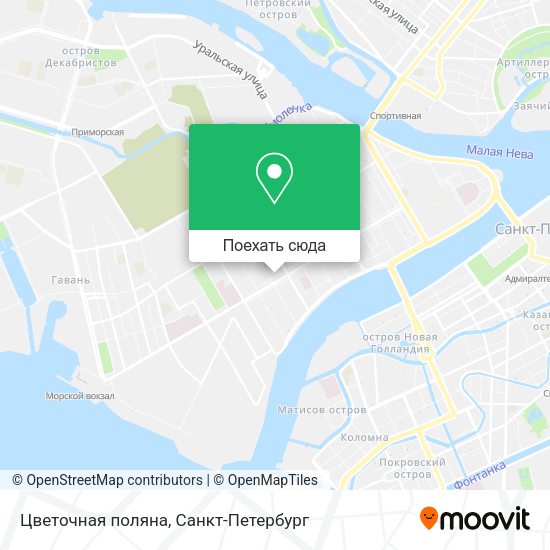 Карта Цветочная поляна
