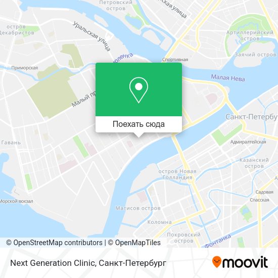 Карта Next Generation Clinic