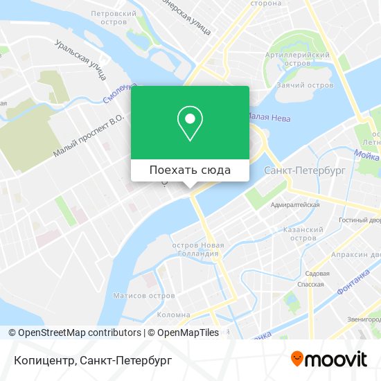 Карта Копицентр