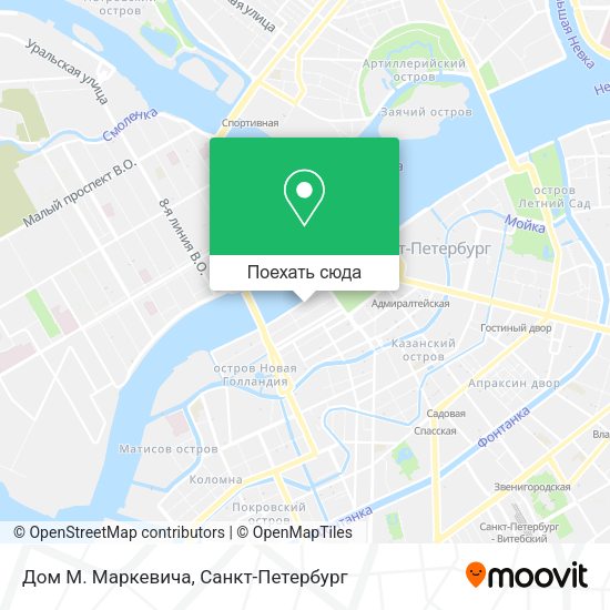 Карта Дом М. Маркевича