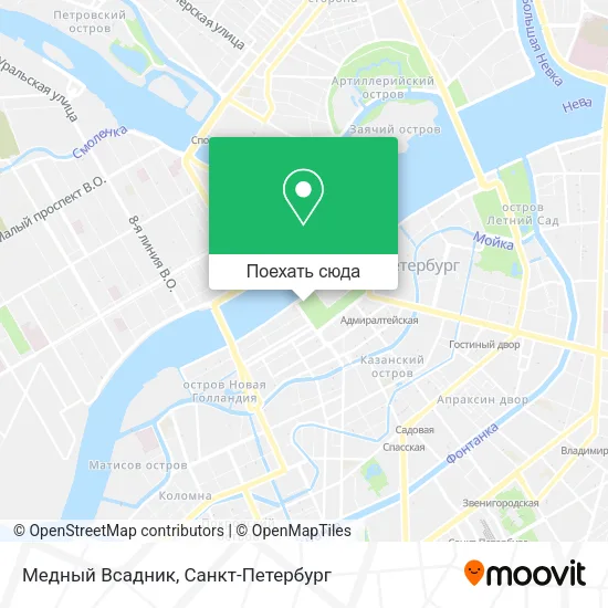 Карта Медный Всадник
