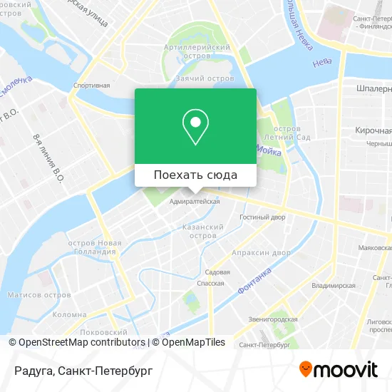 Карта Радуга