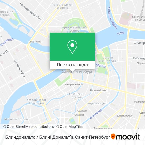 Карта Блиндональтс / Блин! Дональт's