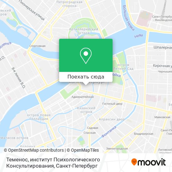Карта Теменос, институт Психологического Консультирования