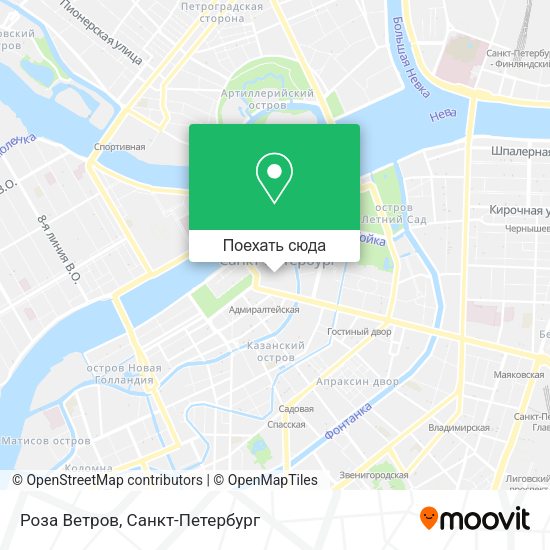 Карта Роза Ветров