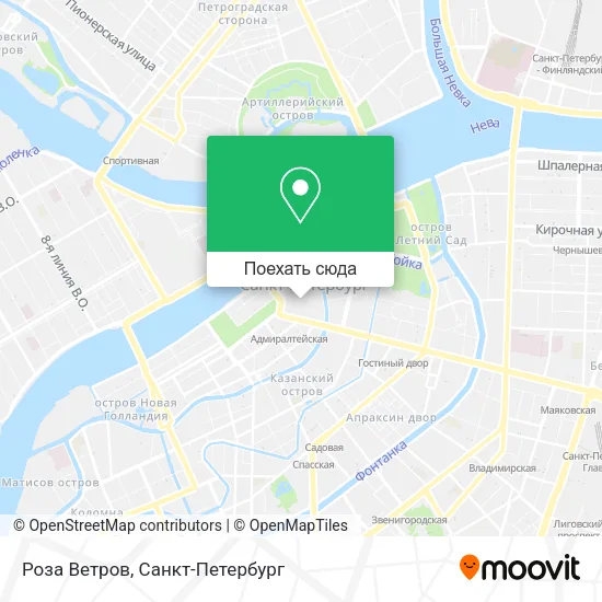 Карта Роза Ветров