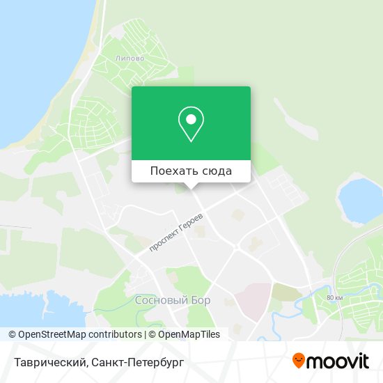 Карта Таврический