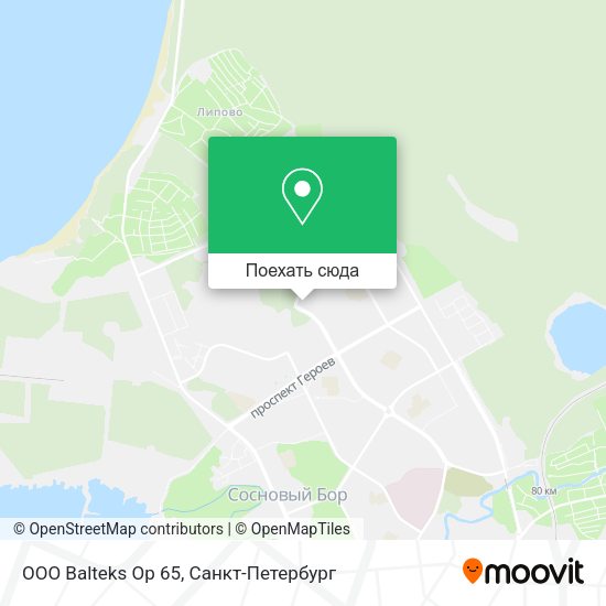 Карта OOO Balteks Op 65