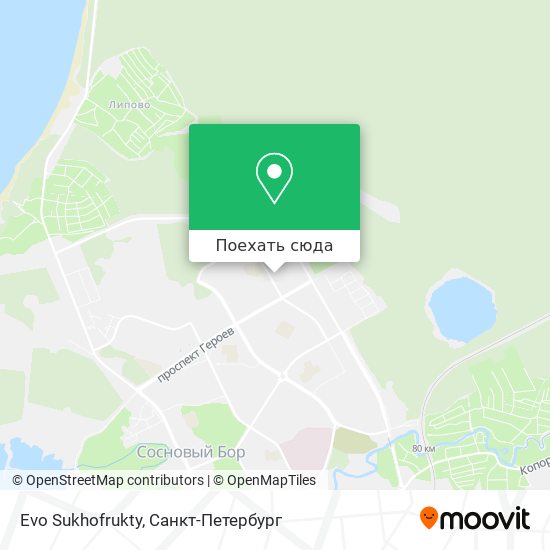 Карта Evo Sukhofrukty