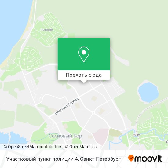 Карта Участковый пункт полиции 4
