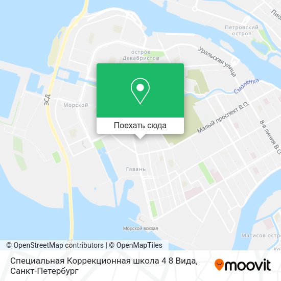 Карта Специальная Коррекционная школа 4 8 Вида