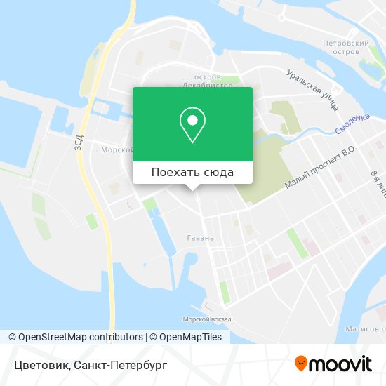 Карта Цветовик